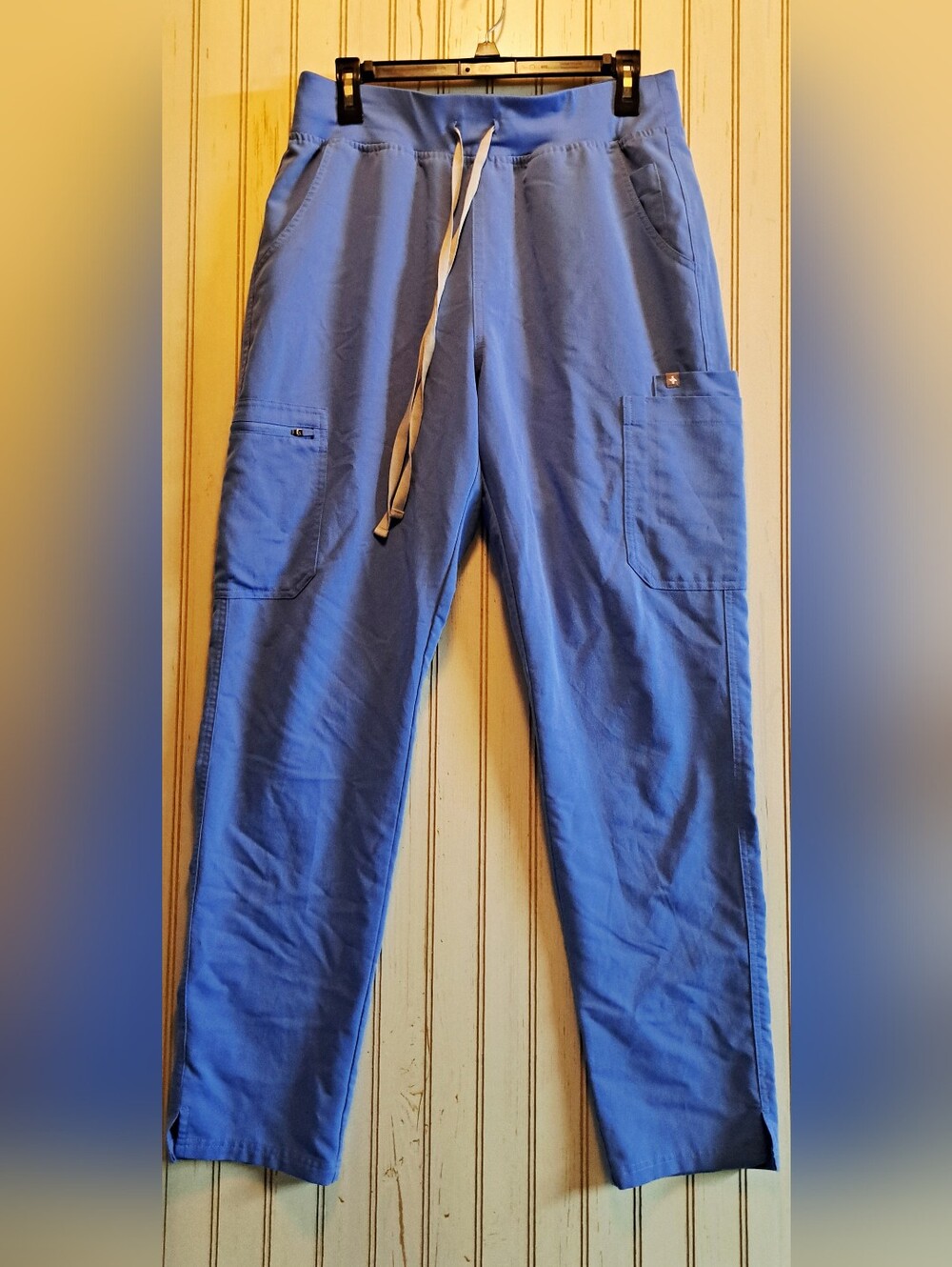 Women’s Drawstring Slim Cargo Pants - Blue